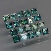 Heated only! 2.63ct blue green Sapphire set!