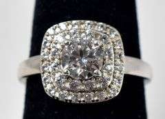 Cz Gemstone Ring in Sterling Silver