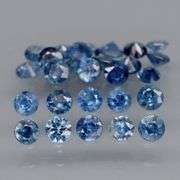 Heavy 3.23ct set of collectors denim blue Sapphires!