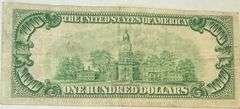 $100 1928 A Chicago Fed Reserve Note. Fr2151 G