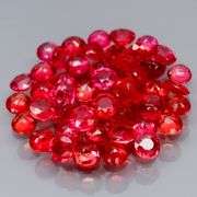 Vibrant 1.93ct set of JEDI RED Songean Sapphires!