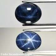 Strong patterned! 4.05ct Star Sapphire!