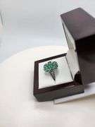 Extremely fine Victorian Emerald and diamonds ring