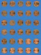 Album of 72 Different BU Lincoln Cents: 1959-1993