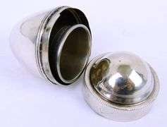 Antique Sterling Thimble Holder & Thimble