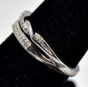 Diamond Ring in Sterling Silver