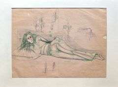 Lady laying down on pillow