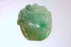 Natural Jadeite Hand Carved Pumpkin
