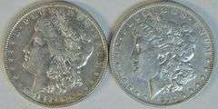 Scarce 1892-P & 1892-O Morgan Silver Dollars in high grades