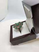 Extremely fine Victorian Emerald and diamonds ring