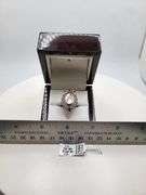 Extremely fine Victorian natural multi sapphire, diamonds ring on silver