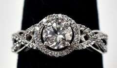 CZ Gemstone Ring in Sterling Silver