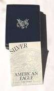 1996 Proof Silver Eagle With Box Paper.