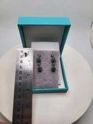 Extremely fine Victorian Emerald and diamonds earrings