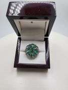 Extremely fine Victorian Emerald and diamonds ring