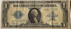 Last Large Size 1923 Choice Unc US $1 Silver Certificate.