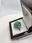 Extremely fine Victorian Emerald and diamonds ring