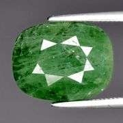 HUGE! 5.36ct collectors UNTREATED Tsavorite Garnet!