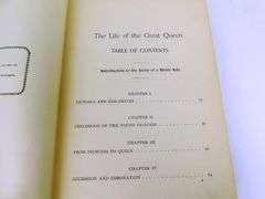 1901 The Life of Queen Victoria Antique Book