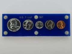 1956 United States Silver Proof Set, Capital Plastics Holder