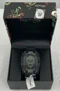 NEW ED HARDY SKULL WATCH