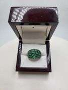 Extremely fine Victorian Emerald and diamonds ring