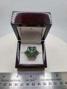 Extremely fine Victorian Emerald and diamonds ring