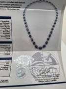 Extremely fine 34.6G of 14k gold and 32.16 ctw GGA certfied Sapphire and diamond necklace