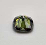 Huge 13 Ct Sparkling Emerald Green Lab Simulated Diamond Solitaire