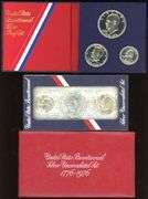 8 Different 1976 Bicentennial Silver Proof & Mint Sets in Original Packaging