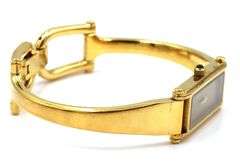 Gucci gold tone Horsebit quartz watch