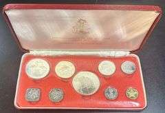 Superb 1975 Bahamas 9-pc Proof Set from Franklin Mint