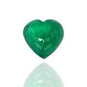 GIA Certified Heart Shape Brilliant Cut Emerald Loose Diamond