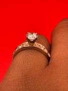 14K Two-Tone Gold Diamond Engagement Ring of 1 ct