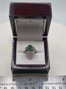 Extremely fine Victorian Emerald and diamonds ring