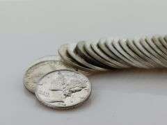 Mixed Date Roll Of Extremely Nice Mercury Dimes, $5.00 FACE