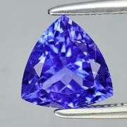 Vibrant 1.27ct VS grade violet blue Tanzanite! Gentle heat!