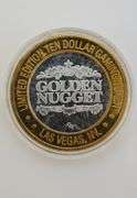 (Lot of 5) Silver Limited Edition Casino Gaming Tokens
