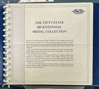 INCREDIBLE 50 State (50 pcs) Bicentennial 1 oz+ Solid Sterling Silver Set in album