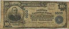 $10 Peoples Natl Bank Point Marion Pa 1902 Series National