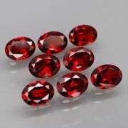 11.92ct set of 8 VS Mozambique garnets! That's almost 1 1/2 carats each!