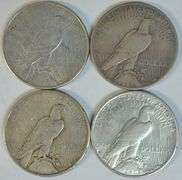 Scarce 1934-D, 1934-S, 1935-P & 1935-S Peace Silver Dollars