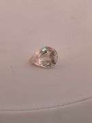 CERTIFIED 6.78 CARAT PEAR SHAPED MORGANITE