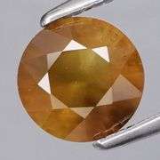 Unique 1.70ct UNTREATED bi-color caramel Sapphire