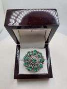 Extremely fine Victorian Emerald and diamonds ring