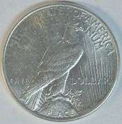 Fully struck and lustrous BU 1935-P Peace Silver Dollar