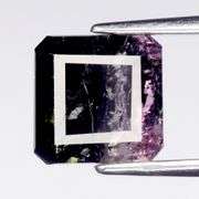 Very unique 2.22ct black and pink untreated Tourmaline