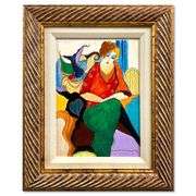 Waiting by Itzchak Tarkay (1935-2012)