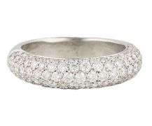 Appx 2.30ctw H VS Pave Diamond Band Ring in 18K White Gold