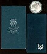 3 Different US Proof Commemorative Silver Dollars in Original Packaging